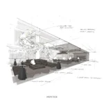 living room sketch concept